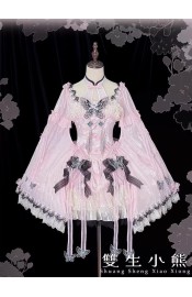 Twin Bears Morning Dream Butterfly Halter Neck One Piece FS(2nd Pre-Order/2 Colours/Full Payment Without Shipping)